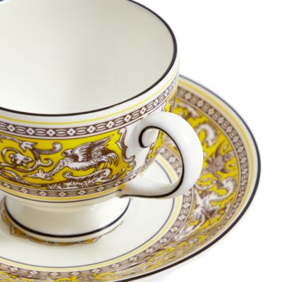 Florentine Teacup and Saucer