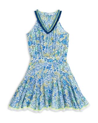 Girls' Agathe Sleeveless V Neck Mini Dress - Little Kid, Big Kid