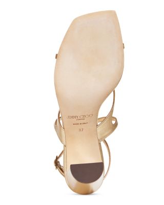 【送料&関税込】Jimmy Choo Brown Leather Azie 85 Sandals Azie 85 suede sandals in brown - Jimmy Choo | Mytheresa