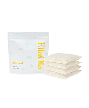 Ellaola Kids'  Unisex Organic Bath Soak - Baby In White
