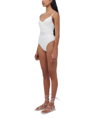 Noa Belted Bustier One Piece Swimsuit