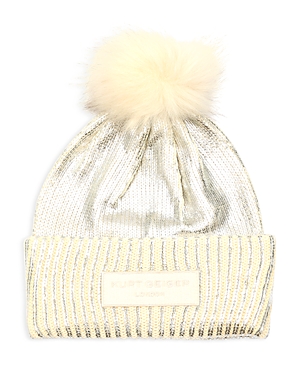 Kurt Geiger London Foil Overlay Beanie