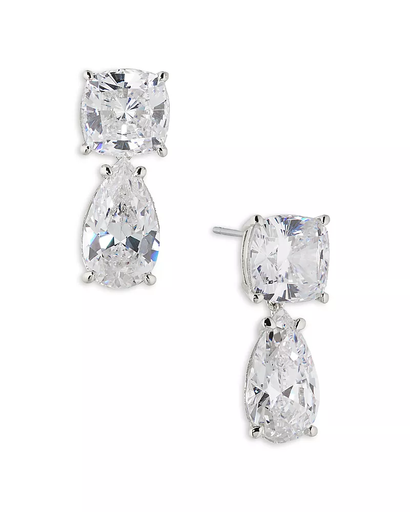 Nadri Rockstars Mixed Cubic Zirconia Drop Earrings