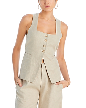 Faithfull the Brand Maya Lined Button Front Vest