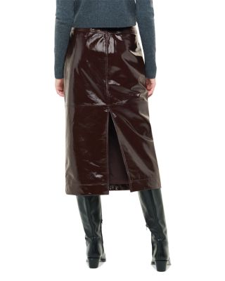 Rachel Patent Leather Skirt