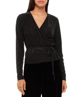 Whistles - Textured Velvet Top