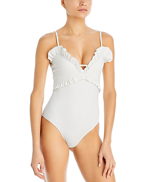 Evarae Madison One Piece Swimsuit In Sugar White