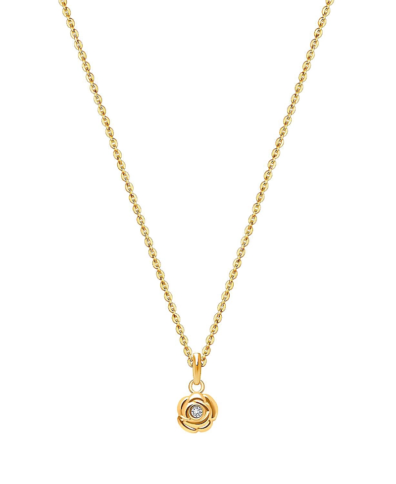 TINY BLESSINGS CHILDREN'S 14K GOLD BLUSHING ROSE GIRLS' 12-14 NECKLACE