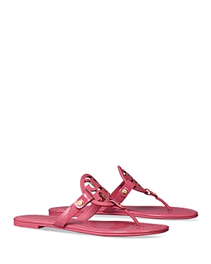 Tory Burch Women's Miller Thong Sandals In Washed Berry