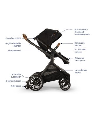 DEMI™ Next Stroller + Ride Along Board