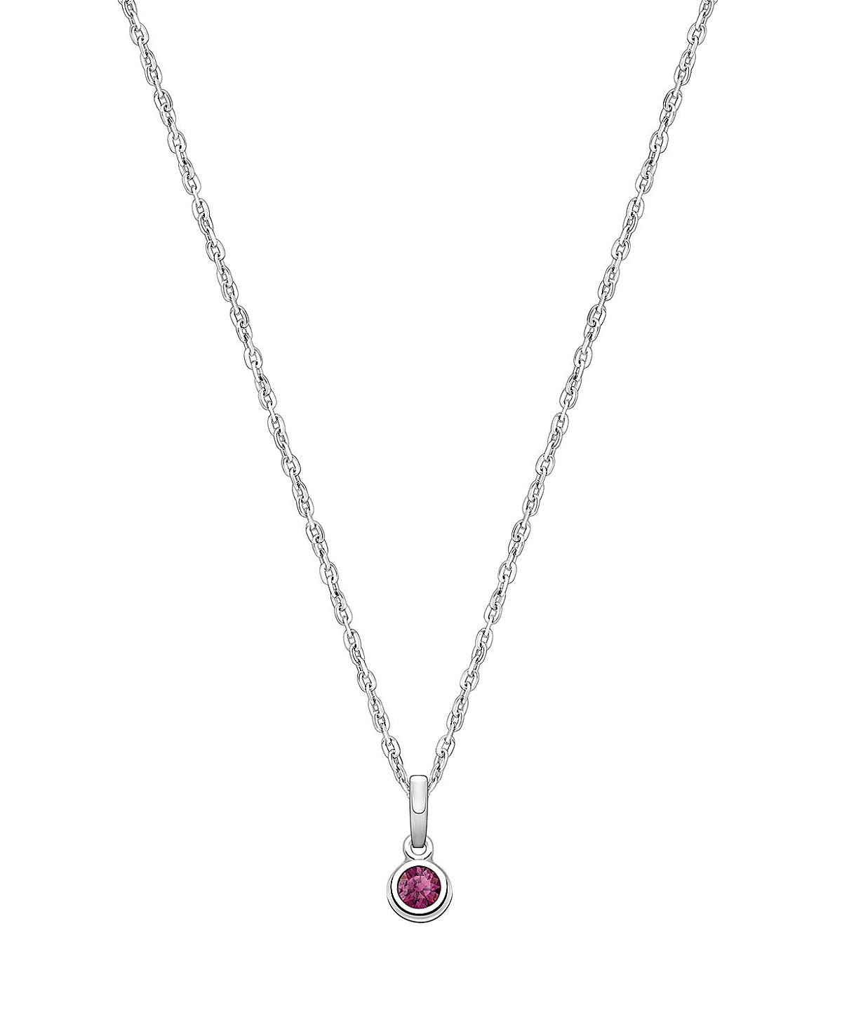 Tiny Blessings Girls' Sterling Silver tB Birthstone 13-14 Necklace - Children