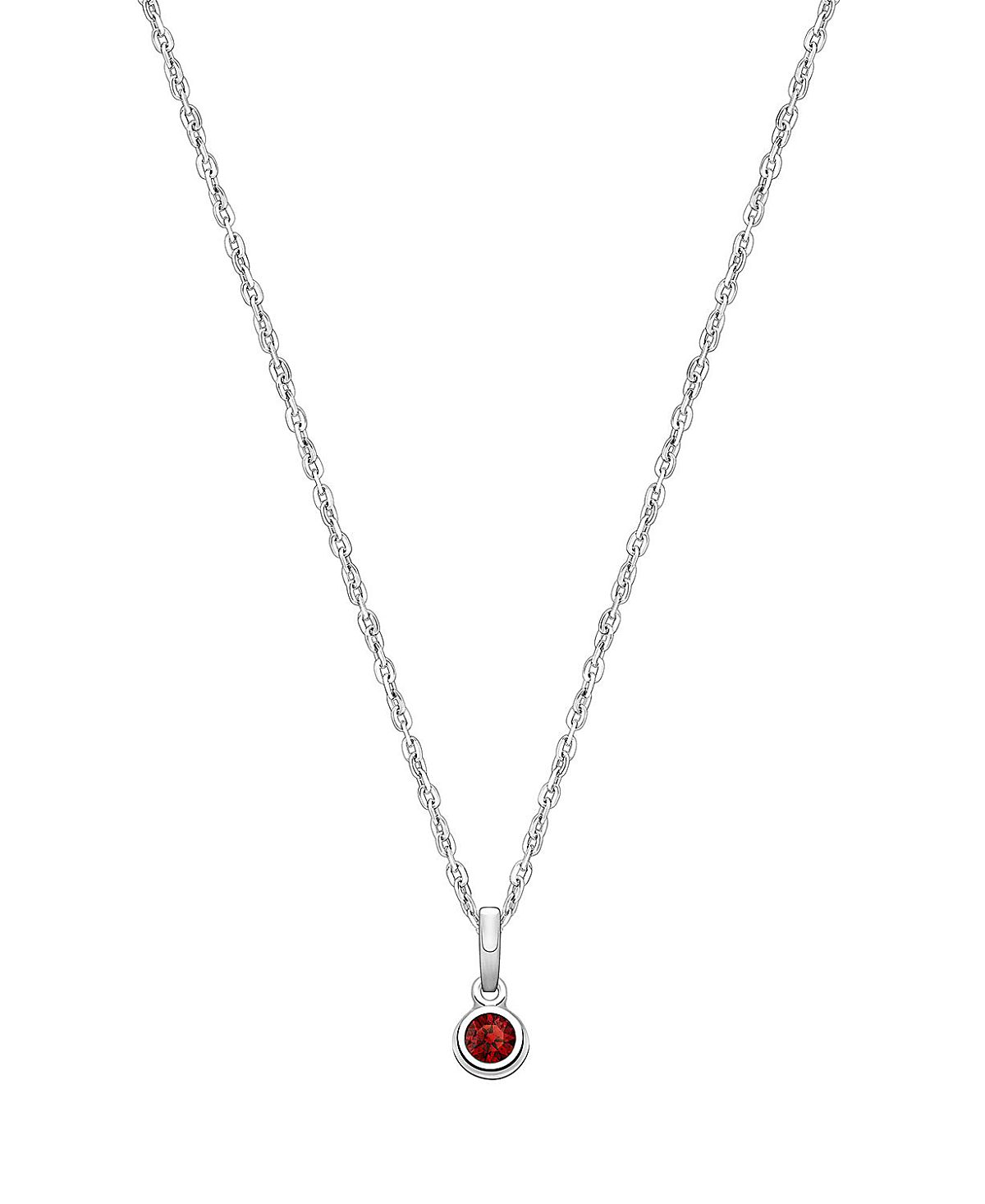Tiny Blessings Girls' Sterling Silver tB Birthstone 13-14 Necklace - Children