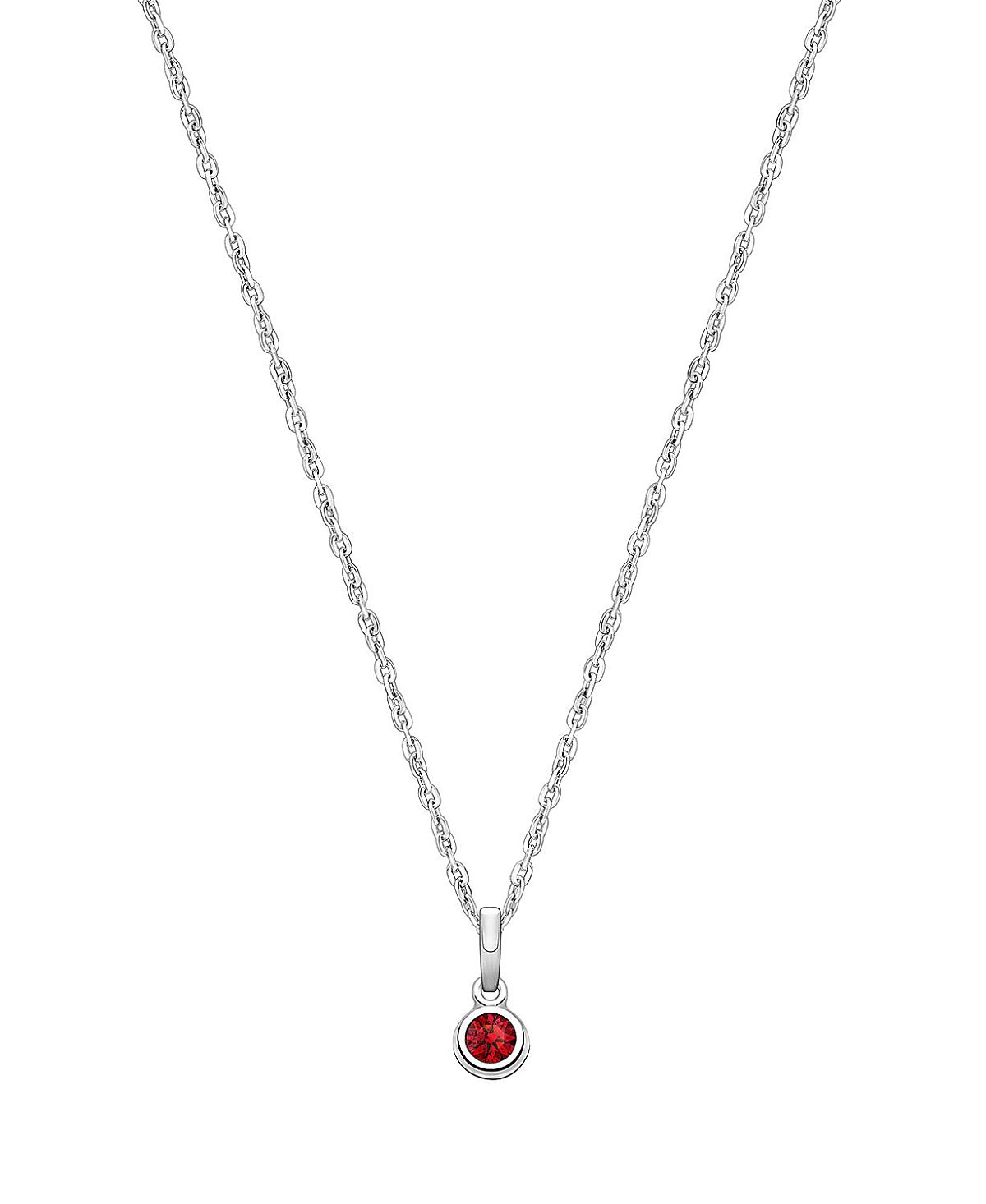 Tiny Blessings Girls' Sterling Silver tB Birthstone 13-14 Necklace - Children