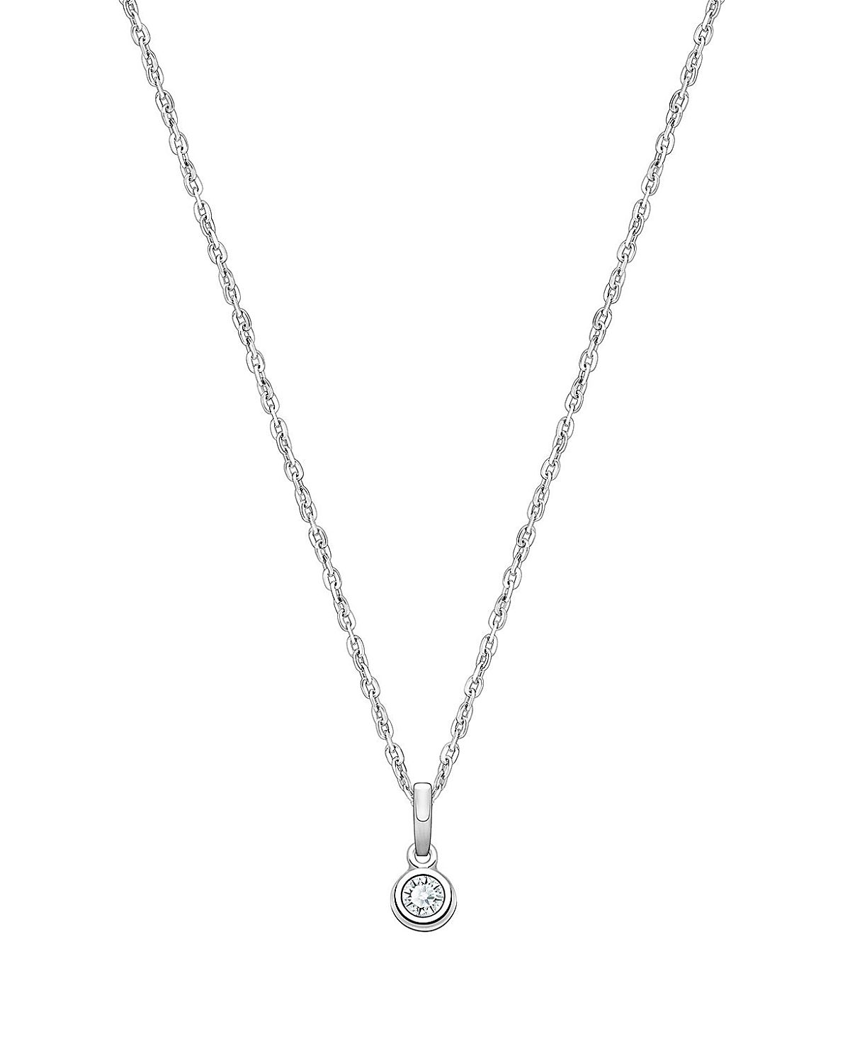 Tiny Blessings Girls' Sterling Silver tB Birthstone 13-14 Necklace - Children