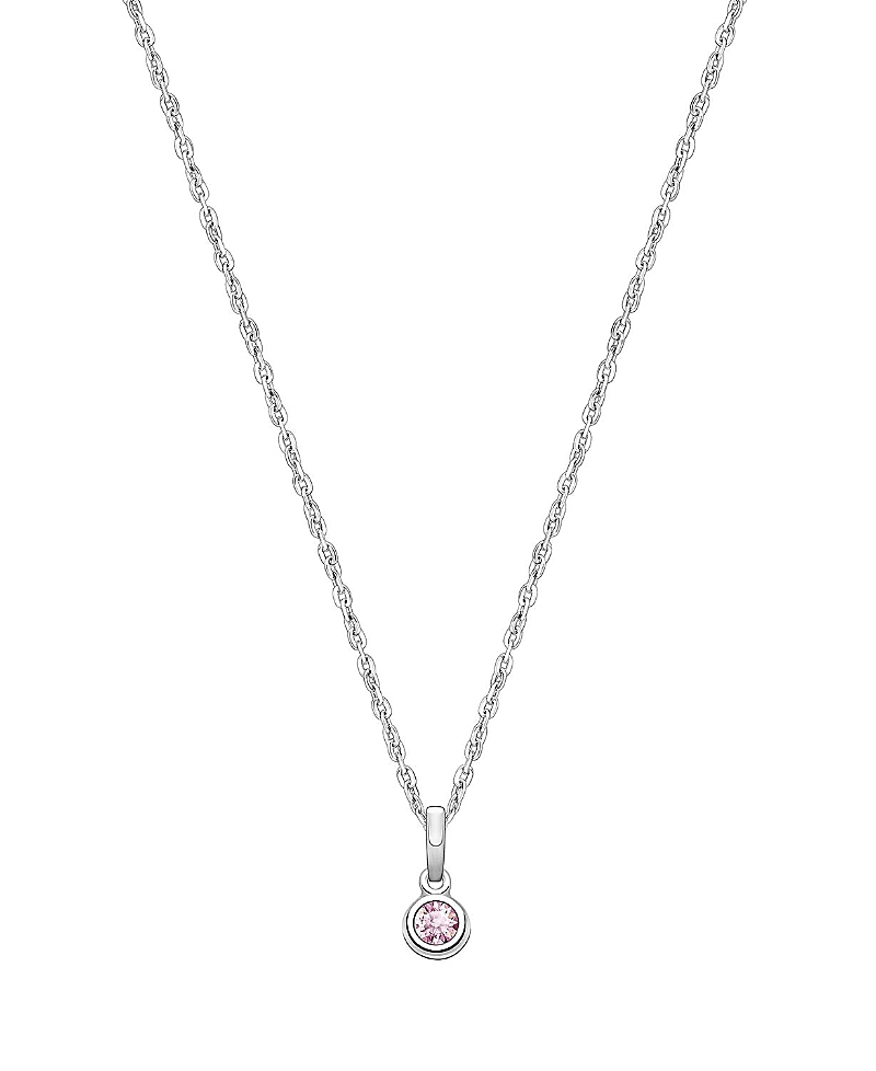 Tiny Blessings Girls' Sterling Silver Tb Birthstone 13-14 Necklace - Children In June