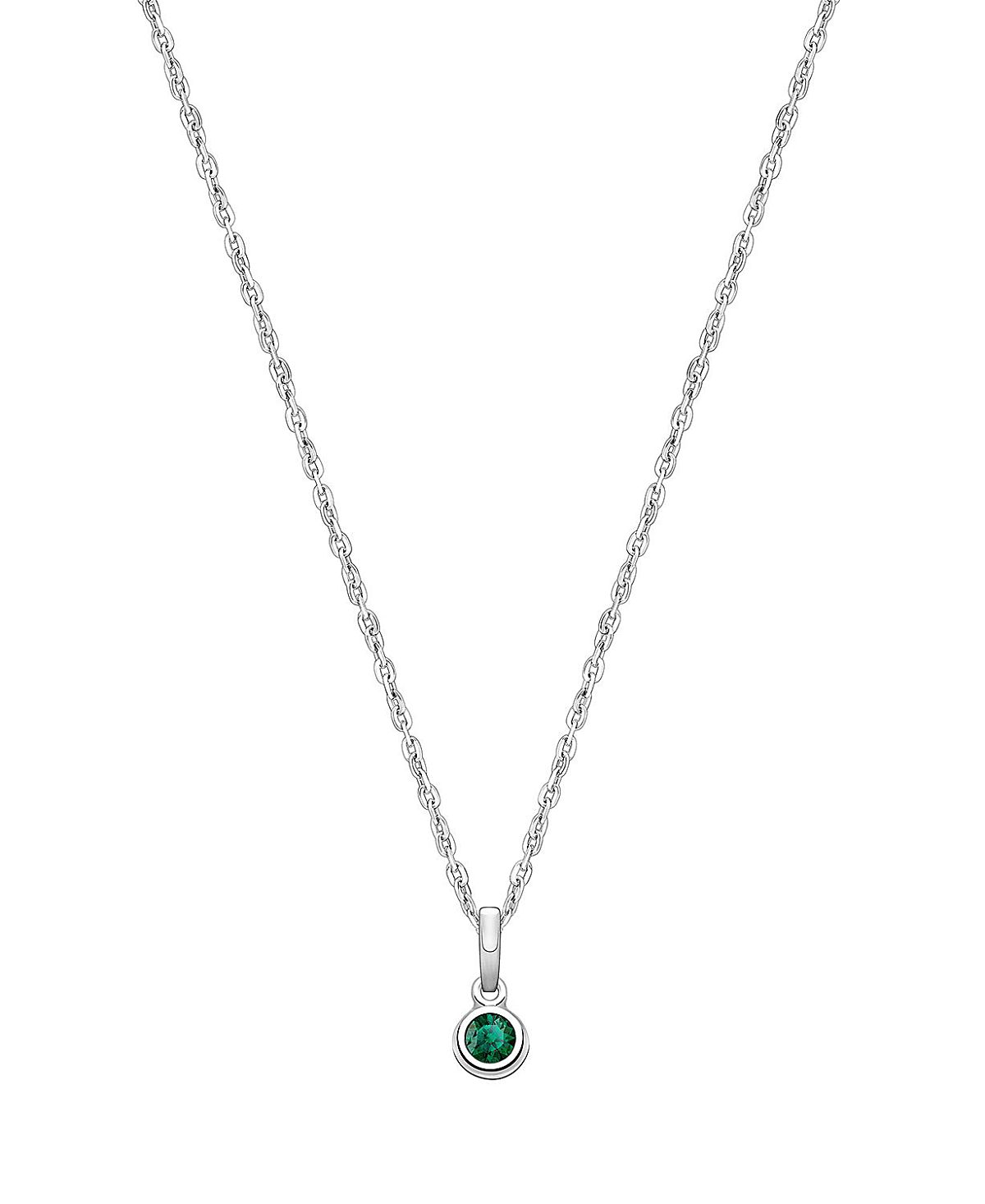 Tiny Blessings Girls' Sterling Silver tB Birthstone 13-14 Necklace - Children