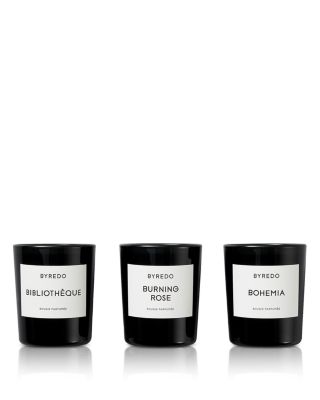 Byredo Mini Candles Gift Set In Black