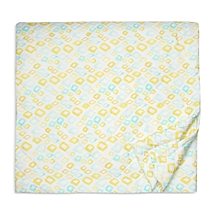Sferra Geometrico Quilt, Full/queen In Aqua