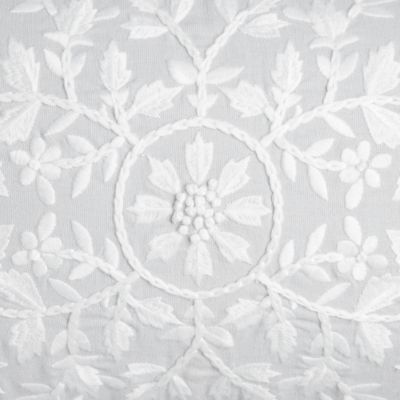 Floral Embroidery Decorative Pillow, 14" x 24" - Exclusive