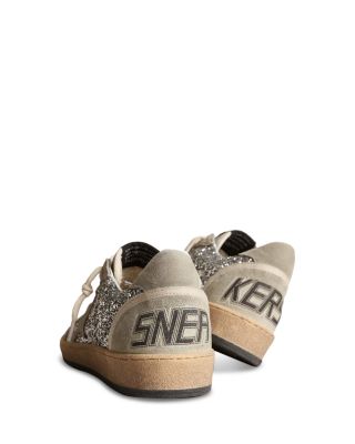 Women's Ball Star Glitter Low Top Sneakers