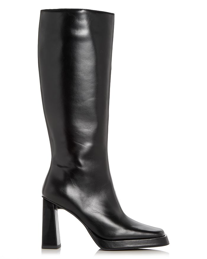 Shop Jeffrey Campbell Women's Maximal Platform High Block Heel Boots In Black