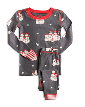 Pj Salvage Unisex Chillin With My Snowmies 2 Piece Snug Fit Pajamas Set - Little Kid, Big Kid