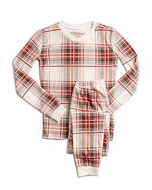 Pj Salvage Unisex Joyful Spirits Velour Thermal 2-Pc. Snug Fit Pajamas Set - Little Kid, Big Kid