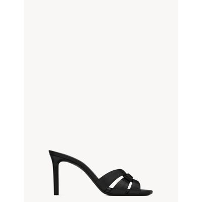  Women's Tribute Mules in Lizard-embossed Leather