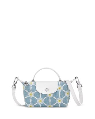 Longchamp Le Pliage Marguerites Daisy Denim Mini Pouch Crossbody Bloomingdale s