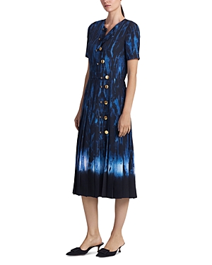 Altuzarra Myrtle Dress In Berry Blue Shibori