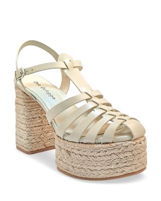 Dee Ocleppo Women's Tulum High Heel Platform Espadrille Fisherman Sandals