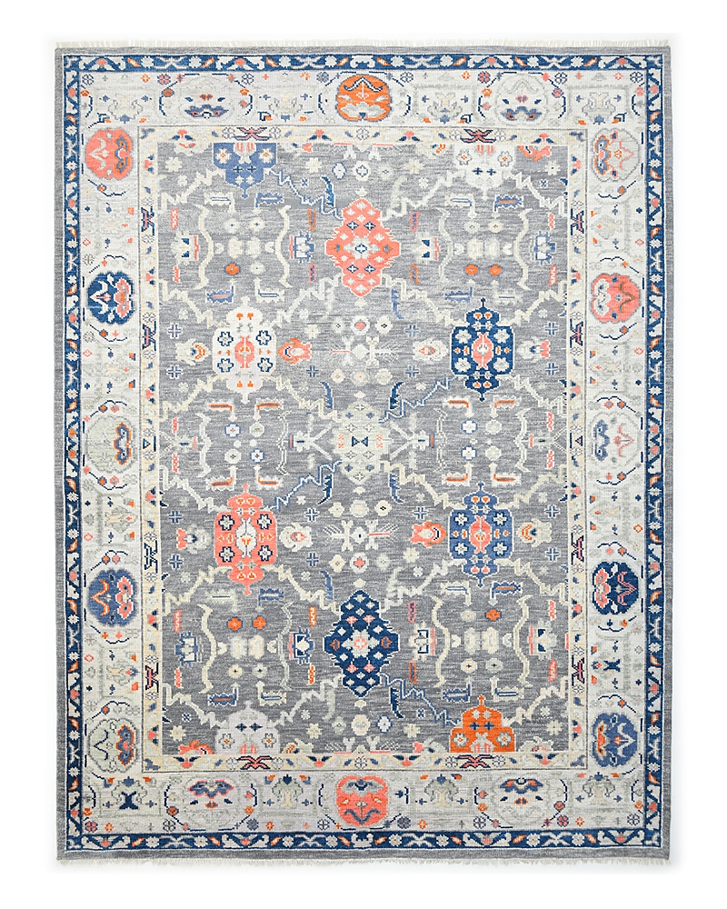 Timeless Rug Designs Transitional Hollis Area Rug, 5' X 8' In Grey/silver