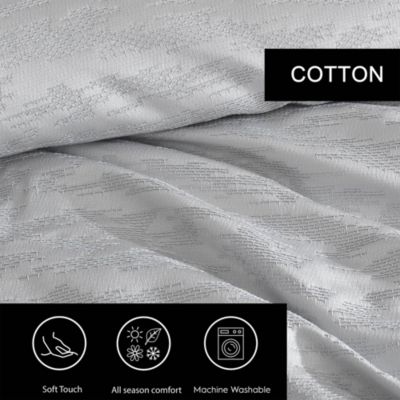 Illusion Grey Duvet Cover Set, King
