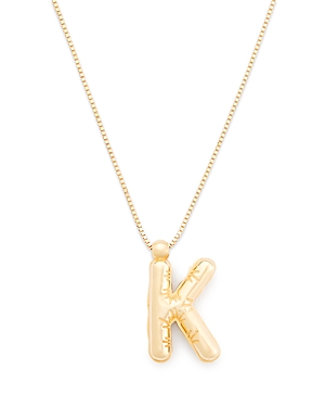 Bloomingdale's Helium Initial Pendant Necklace In 14k Gold, 16-18