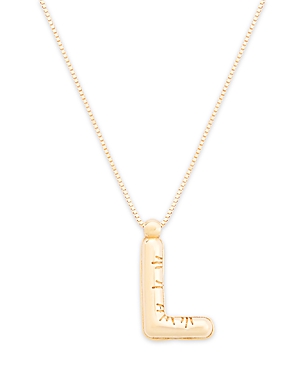 Bloomingdale's Helium Initial Pendant Necklace In 14k Gold, 16-18