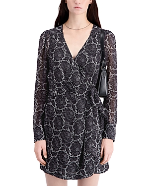 The Kooples Lace Roses Wrap Dress