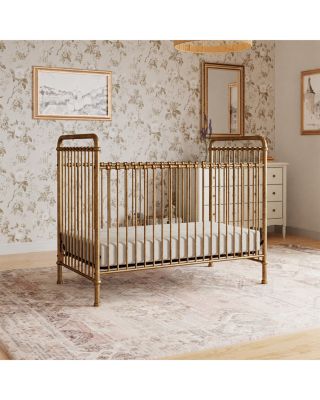 Abigail 3-in-1 Convertible Crib in Vintage Gold Tone