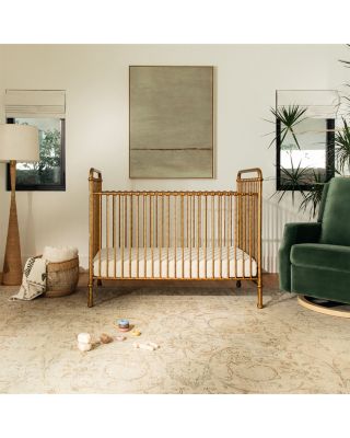 Abigail 3-in-1 Convertible Crib in Vintage Gold Tone