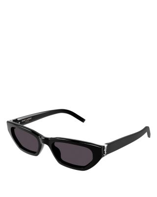 Saint Laurent Monogram Hinge Rectangular Sunglasses, 54mm