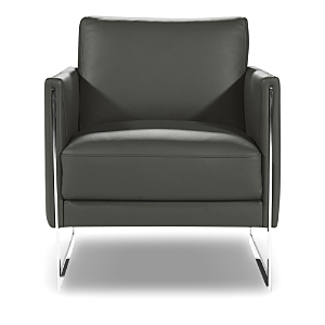 Giuseppe Nicoletti Coco Leather Chair - 100% Exclusive In Bull 364 Iron/polished Stainless Steel