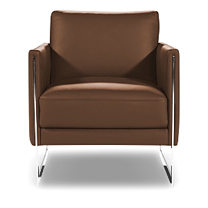 Giuseppe Nicoletti Coco Leather Chair - 100% Exclusive In Bull 363 Cognac/polished Stainless Steel