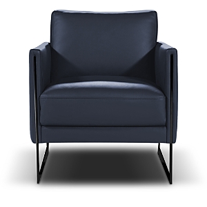 Giuseppe Nicoletti Coco Leather Chair - 100% Exclusive In Bull 119 Blu/titanium