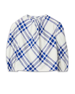 Burberry - Girls' Alexas Check Print Top - Little Kid, Big Kid