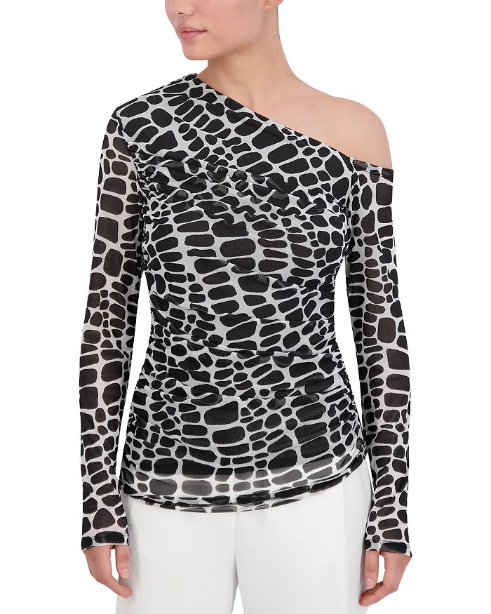 Bcbg one shoulder sale top