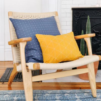 Cross-Stitch Throw Pillow