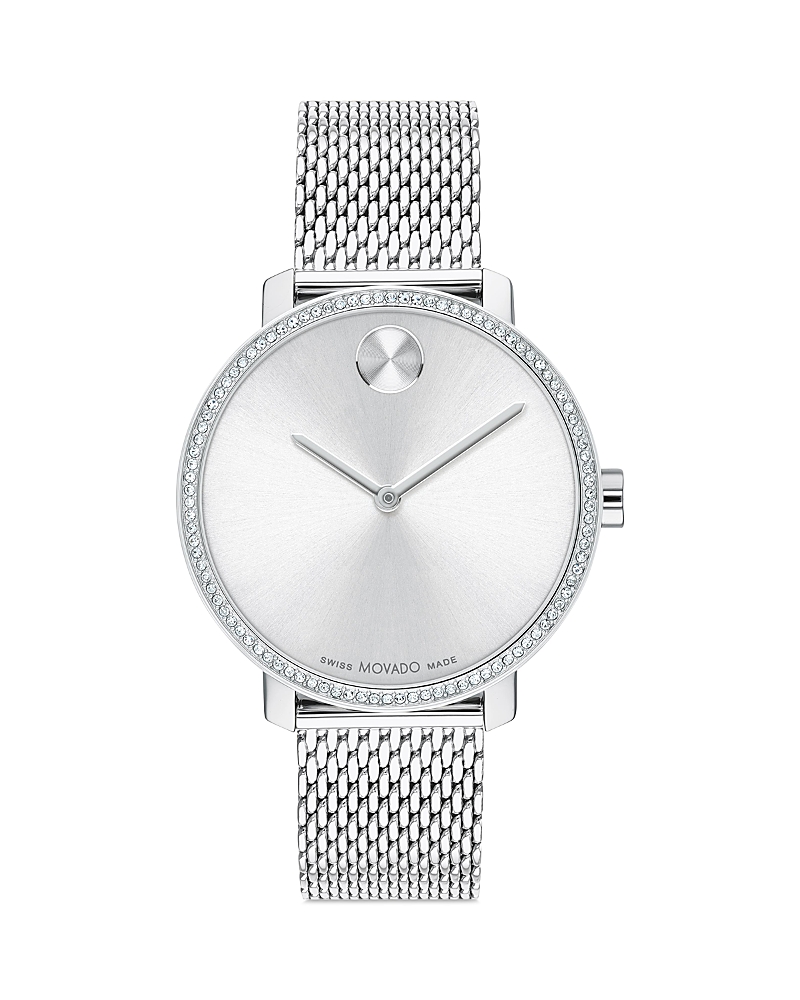 Movado Women's Bold Silver Dial Watch In Silver