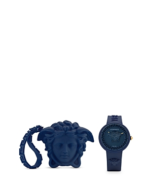 Shop Versace Medusa Pop Watch, 39mm In Blue