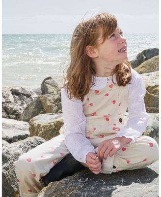 Girls Peter Pan Collar Top with Pink Spots - Baby, Little Kid, Big Kid