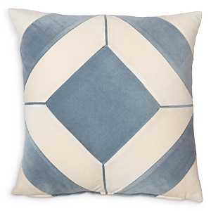 Roselli Trading Diamond Decorative Pillow, 20 X 20 In Blue