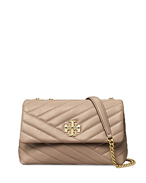 TORY BURCH KIRA CHEVRON SMALL CONVERTIBLE LEATHER SHOULDER BAG